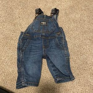 Osh Kosh Bgosh denim baby overalls 3 M